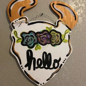 Beautiful, unique, hand painted wall decoration!